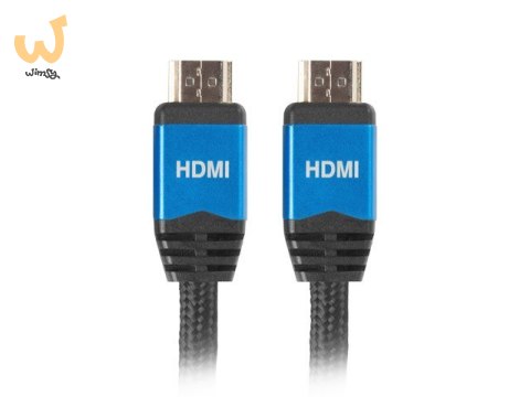 Kabel Lanberg Premium CA-HDMI-20CU-0018-BL (HDMI M - HDMI M; 1,8m; kolor czarny) Kabel Lanberg Premium CA-HDMI-20CU-0018-BL (HDMI M - HDMI M; 1,8m; kolor czarny)