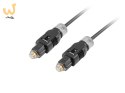 Kabel Lanberg CA-TOSL-10CC-0030-BK (Toslink M - Toslink M; 3m; kolor czarny)