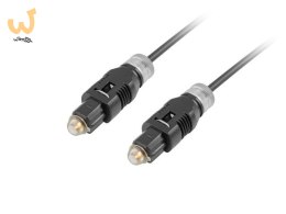 Kabel Lanberg CA-TOSL-10CC-0030-BK (Toslink M - Toslink M; 3m; kolor czarny)