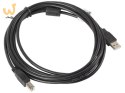 Kabel Lanberg CA-USBA-11CC-0030-BK (USB 2.0 typu A M - USB 2.0 typu B M; 3m; kolor czarny)