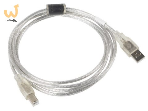 Kabel Lanberg CA-USBA-12CC-0018-TR (USB 2.0 M - USB 2.0 M; 1,8m; kolor przeźroczysty) Kabel Lanberg CA-USBA-12CC-0018-TR (USB 2.0 M - USB 2.0 M; 1,8m; kolor przeźroczysty)