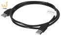 LANBERG KABEL USB-A 2.0 M/M 1M CZARNY CA-USBA-20CU-0010-BK