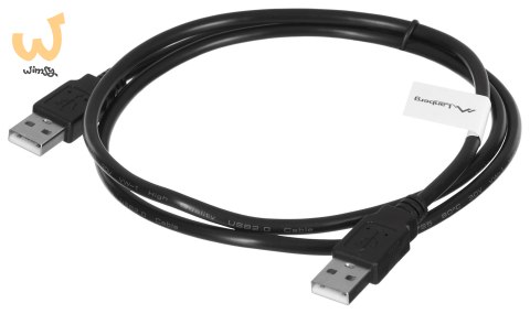 LANBERG KABEL USB-A 2.0 M/M 1M CZARNY CA-USBA-20CU-0010-BK LANBERG KABEL USB-A 2.0 M/M 1M CZARNY CA-USBA-20CU-0010-BK