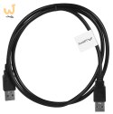 LANBERG KABEL USB-A 2.0 M/M 1M CZARNY CA-USBA-20CU-0010-BK