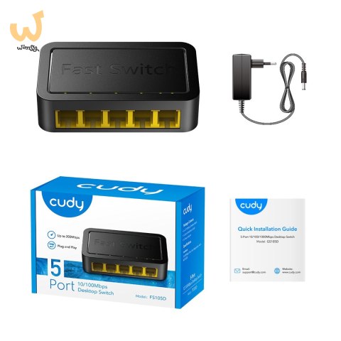 Switch CUDY FS105D 5-Port 10/100 Switch CUDY FS105D 5-Port 10/100