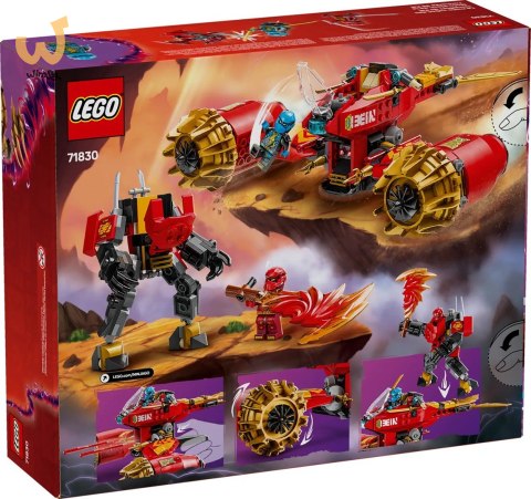 LEGO NINJAGO 71830 Burzowy jeździec-mech Kaia LEGO NINJAGO 71830 Burzowy jeździec-mech Kaia