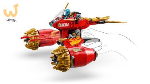 LEGO NINJAGO 71830 Burzowy jeździec-mech Kaia LEGO NINJAGO 71830 Burzowy jeździec-mech Kaia